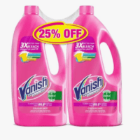 فانيش مزيل البقع السائل الآمن على الأقمشة، 2×1 لتر